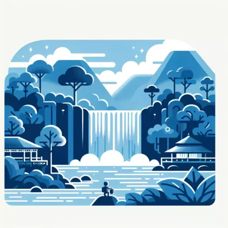 Menikmati Air Terjun Luweng Sewa di Jogja