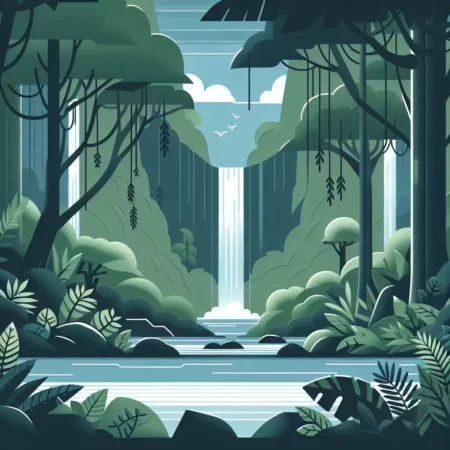 Menemukan Air Terjun Tersembunyi di Hutan