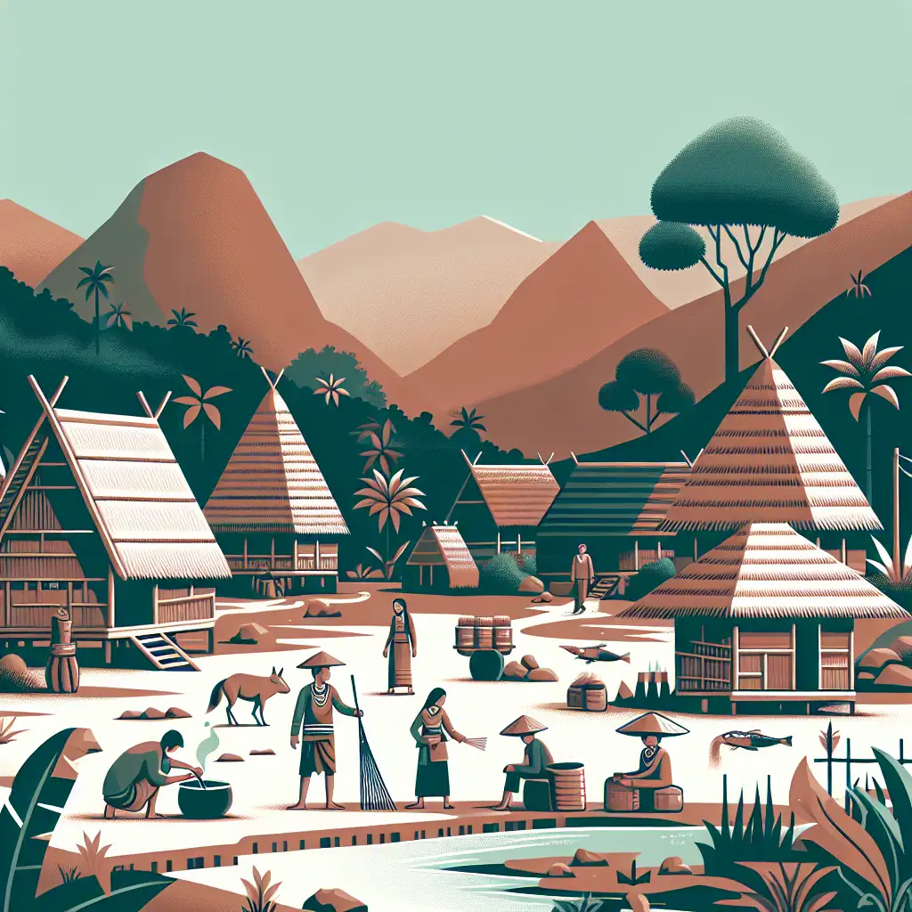 Kehidupan Sehari-hari di Kampung Adat Suku Baduy