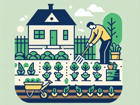 Membuat Kebun Sayur di Taman Rumah Anda