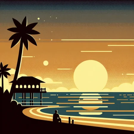 Menikmati Sunset di Pantai Parangtritis