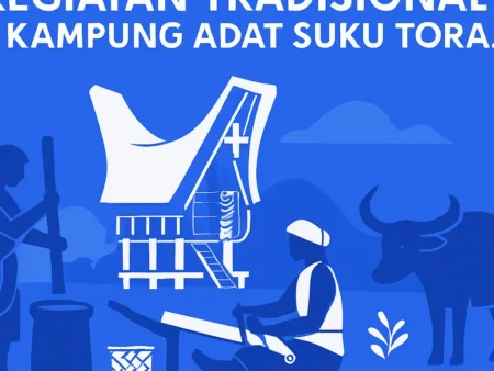 Kegiatan Tradisional di Kampung Adat Suku Toraja