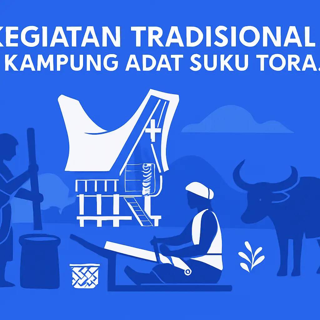 Kegiatan Tradisional di Kampung Adat Suku Toraja